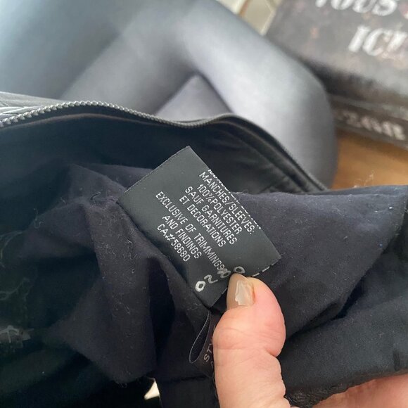 Bod & Christensen Black Biker Women's Black Quilted leather jacket - Picture 7 of 9